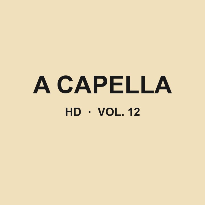 Cover of Acapella HD Vol. 12