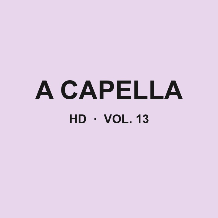 Cover of Acapella HD Vol. 13