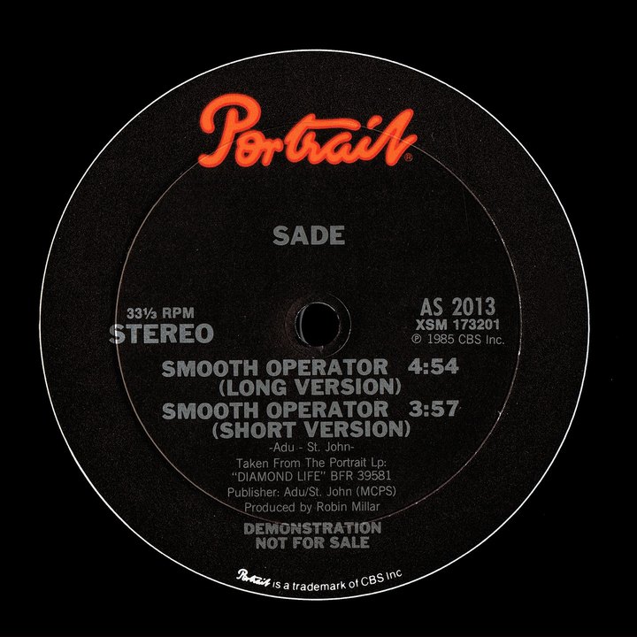Cover of Sade - Smooth Operator (Vinyl 12'')